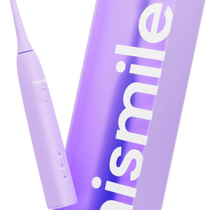 Electric Toothbrush, 3 Brushing Modes, Smart Timer, Rechargeable, Soft-Tapered Bristles, Mode Memory (Purple)